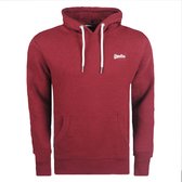 Superdry - Heren Hoodie - Orange Label Classic - Bordeaux Rood