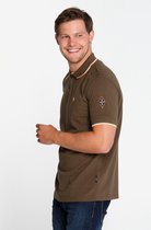 J&JOY - Poloshirt Mannen Ontario Forest Kaki