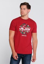 J&JOY - T-shirt Mannen Manitoba Red
