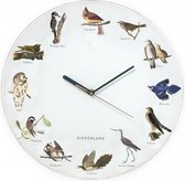 wandklok Bird Call 38 x 4 cm ABS/PVC wit