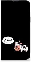 Telefoon Hoesje iPhone 13 Pro Max Flipcover Cow Gepersonaliseerd Cadeau