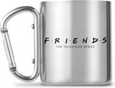 mok Friends zilver/zwart 250 ml