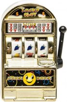 Casino gokautomaat 8 cm goud