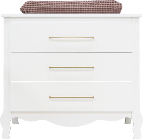 Bopita Elena commode met 3 laden – Wit