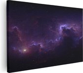 Artaza Canvas Schilderij Ruimte - Heelal - 30x20 - Klein - Foto Op Canvas - Canvas Print