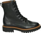 Paul Green 9768 - Volwassenen VeterlaarzenHalf-hoge schoenen - Kleur: Zwart - Maat: 38