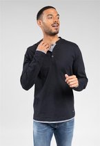 DEELUXE T-shirt met lange mouwen en Tunesische colGLAZING Black