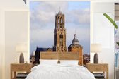 Behang - Fotobehang Domtoren - Nederland - Utrecht - Breedte 205 cm x hoogte 280 cm