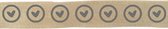 Vaessen Creative Lint - 20m 25mm - hart in cirkel