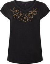 Tramontana T-Shirt Embellishment Black - XXL