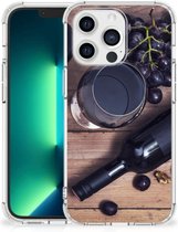 Telefoonhoesje  iPhone 13 Pro Max Back Cover met transparante rand Wijn