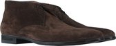 Santoni VeterSchoen Bruin Bruin  - Maat 43 - Mannen - Never out of stock Collectie - Suède