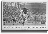 Walljar - ADO Den Haag - Sparta Rotterdam '67 II - Muurdecoratie - Canvas schilderij