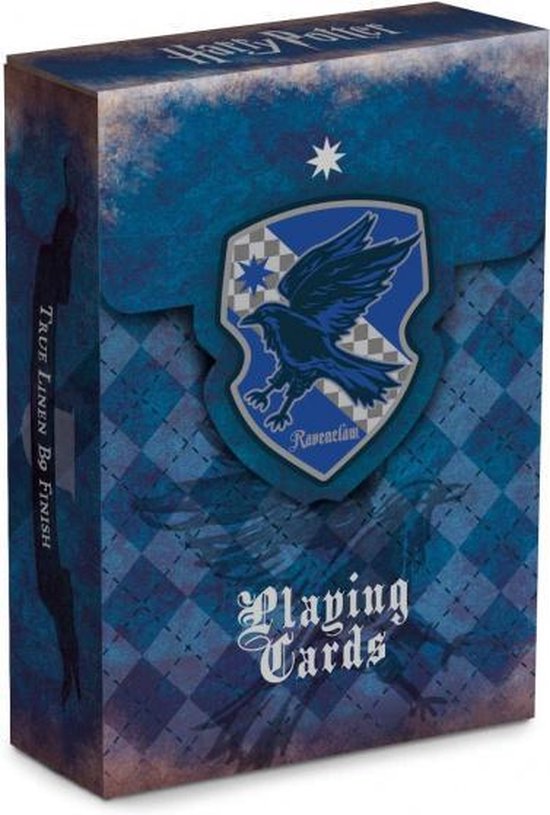 Afbeelding van het spel speelkaarten Harry Potter Ravenklauw blauw/zilver
