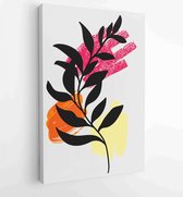 Canvas schilderij - Botanical and gold abstract wall arts vector collection. 1 -    – 1880160739 - 80*60 Vertical