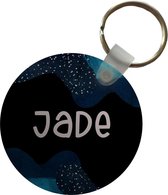 Sleutelhanger - Jade - Pastel - Meisje - Plastic - Rond - Uitdeelcadeautjes