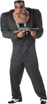 PartyXplosion - Maffia Kostuum - Vuile Werkjes Maffia Gangster Tony - Man - zwart - Large - Carnavalskleding - Verkleedkleding