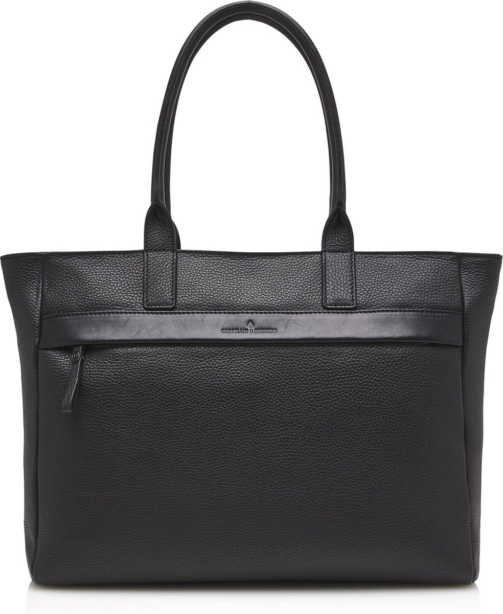 Castelijn en Beerens Laptoptas / Werktas / Aktetas Dames - 15.6 inch - Onyx - Zwart