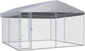 Everest Hondenkennel voor buiten met dak 382x382x225 cm