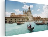 Artaza Canvas Schilderij Basiliek San Marco in Venetië op het Water - 120x60 - Groot - Foto Op Canvas - Canvas Print