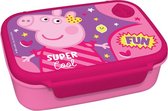 lunchset Peppa Pig junior roze 2-delig