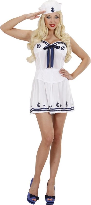 Marine Meisje Blauw/Wit |
