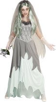 Widmann - Zombie Kostuum - Cockney Zombie Bruid - Vrouw - Grijs - XL - Halloween - Verkleedkleding