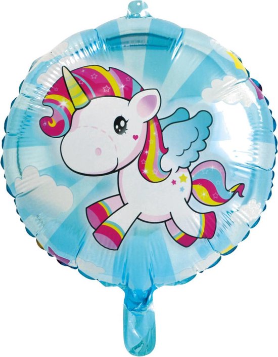 Folat - Folieballon - Unicorn - 45cm - Zonder vulling