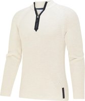 Blue Industry - Half Zip Trui Off White - M - Modern-fit