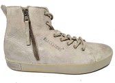 Blackstone Dames Leather High Sneaker Fur KL62 White EU 38