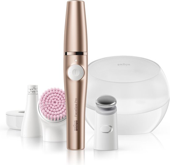 Braun FaceSpa Pro 921 – Gezichtsepilator – Brons – Met 3 Extra’s