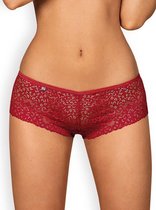 Obsessive Lividia Shorties - Erotisch Onderbroek - Maat L/XL- Rood