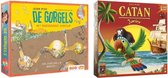 Spellenbundel - 2 Stuks - De Gorgels spel het ondergrondse avontuur & Catan Junior
