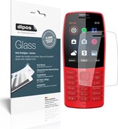 dipos I 2x Pantserfolie helder compatibel met Nokia 210 Beschermfolie 9H screen-protector