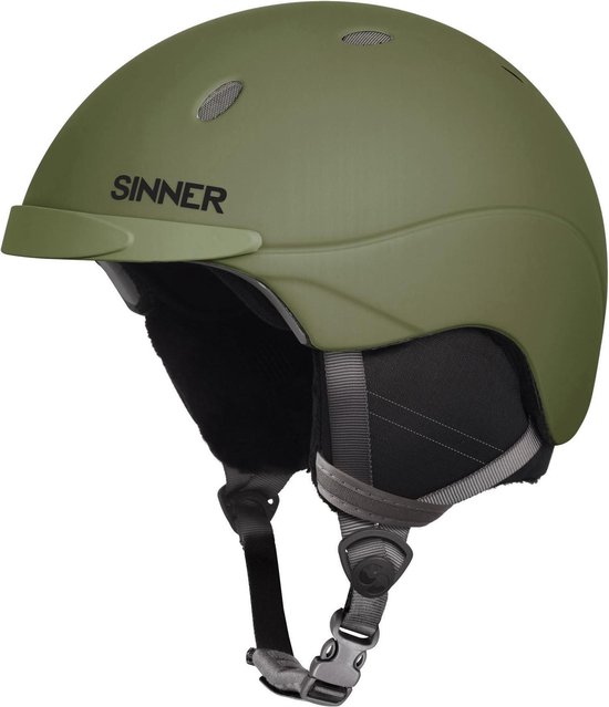Sinner - Titan - Skihelm - Groen - Maat: 63 - 64 cm | bol.com