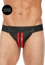 Shots - Ouch! Stoere Jockstrap met Rits - L/XL red L/XL