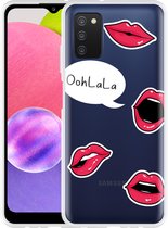 Hoesje Geschikt voor Samsung Galaxy A03s Ooh la la