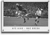 Walljar - AFC Ajax - NAC Breda '62 - Muurdecoratie - Plexiglas schilderij