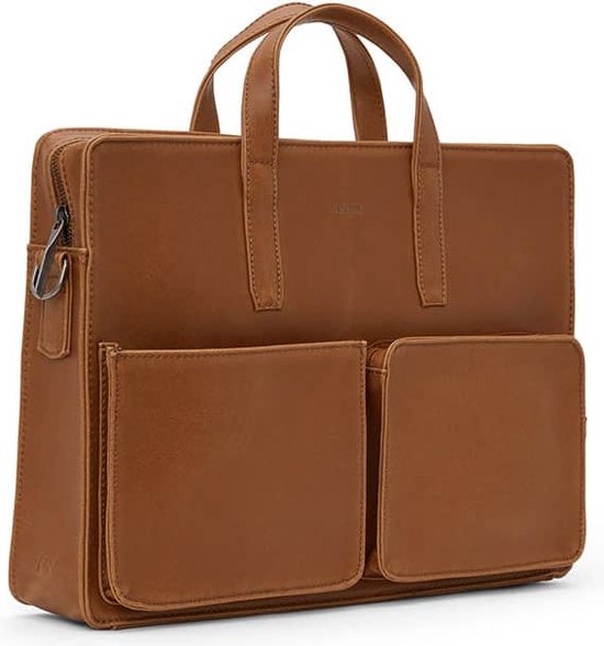 Matt & Nat Soren Vintage Briefcase Chili Matte Nickel
