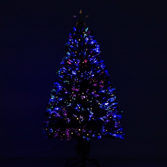 Kerstboom met LED verlichting Glasvezel Kunstkerstboom Kerst