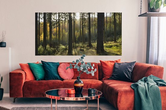 Affiche Forêt - Été - Soleil - 150x75 cm