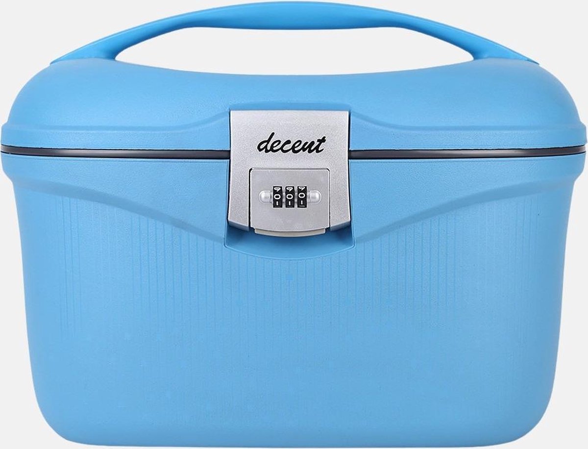 Decent SPORTIVO – Beautycase - Make Up koffer – Handbagage Reistas – Medicijnkist Waterbestendig - Opbergbox voor Pillen en Medicijnen - Nagelkoffer – OCEAAN BLAUW
