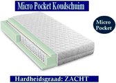 1-Persoons Matras -MICRO POCKET Koudschuim HR45 7 ZONE 25 CM  - Zacht ligcomfort - 80x200/25