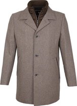 Suitable - Geke Coat Bruin - Heren - Maat 50 - Modern-fit