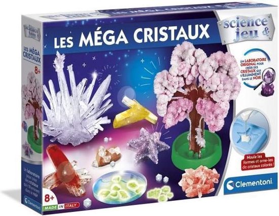 Afbeelding van het spel Wetenschapsspel Clementoni The Mega Crystals Frans 52490