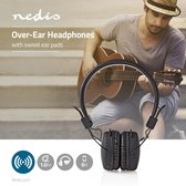 Nedis Draadloze On-Ear Koptelefoon | Maximale batterijduur: 15 hrs | Ingebouwde microfoon | Drukbediening | Volumebediening | Zwart
