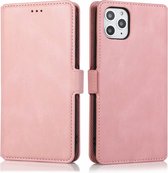 iPhone 13 Pro Bookcase hoesje - Magneetsluiting Pasjeshouder Kunstleer Flipcase Hoesje - Apple iPhone 13 Pro - Rose Goud