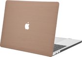 iMoshion Design Laptop Cover MacBook Pro 15 inch (2016-2019) - Light Brown Wood