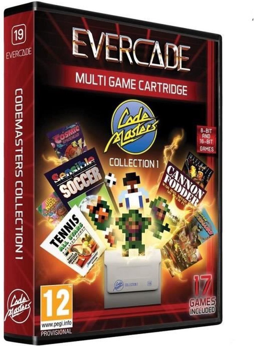Evercade - Codemasters cartridge 1 - 17 games - Evercade