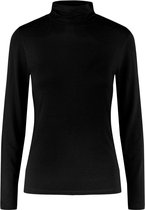 Pieces T-shirt Pcneora Ls T- Neck Top Bc 17116097 Black Dames Maat - S